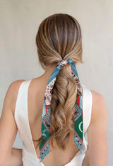 Equestrian Multi-Colored Bandeau- Skinny Scarf