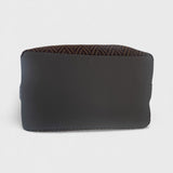 Vittoria - Handmade Italian Fabric Chevron Print Handbag with Braided Handle and Velvet Shoulder Strap