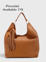 Colette - Pebbled Slouchy Hobo Bag in Premium Alt-Leather