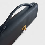 Bellina - Italian Leather Convertible Clutch Bag with Twist Lock