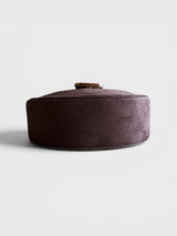 Celeste - Suede-Look Structured Hobo Bag with Woven Detail in Premium Alt-Leather