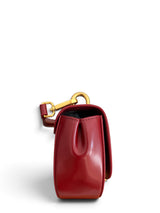 Celia - Italian Luminous Leather Satchel Bag with High Gloss Finish
