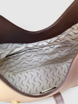 Aria - Pebbled Crescent Hobo Shoulder Bag in Alt-Leather