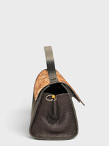 Grazia - Italian Leather Animal Print Handle Bag