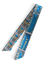 Parisian Blue Bandeau - Skinny Scarf