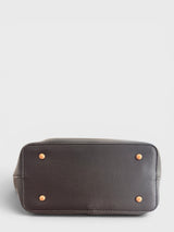 Élodie - Pebbled Winged Tote Bag with Drawstring Sides in Alt-Leather