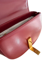 Celia - Italian Luminous Leather Satchel Bag with High Gloss Finish