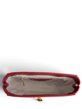 Celia - Italian Luminous Leather Satchel Bag with High Gloss Finish