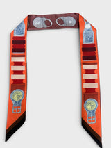 Locks & Buckles Bandeau - Skinny Scarf