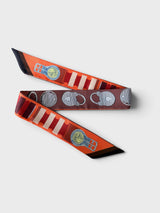 Locks & Buckles Bandeau - Skinny Scarf