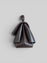 Charlotte- Italian Leather Structured Architectural Silhouette Top-Handle Bag