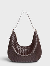 Margot Slouchy Weaved Shoulder Bag in Premium Alt-Leather