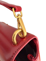 Celia - Italian Luminous Leather Satchel Bag with High Gloss Finish