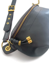 Saffiano Leather Sling Belt Bag